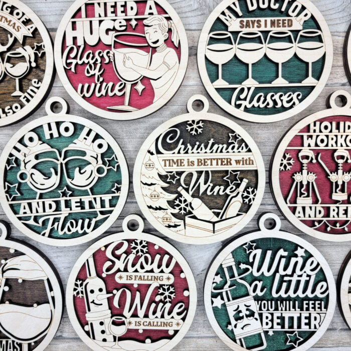 Wine Ornaments